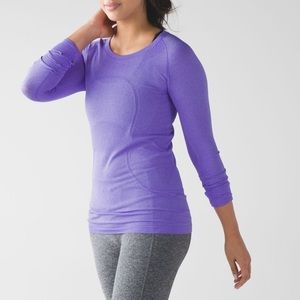 Lululemon swiftly tech purple long sleeve size 2